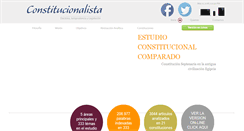 Desktop Screenshot of constitucionalista.com