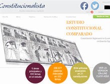 Tablet Screenshot of constitucionalista.com